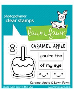 Lawn Fawn - Caramel Apple - Clear Stamps 2x3