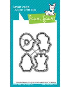 Lawn Fawn - Say what? Holiday Critters - Stanzen