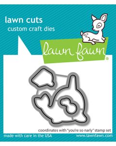 Lawn Fawn - You're so narly - Outline Stanzen