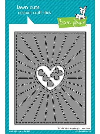 Lawn Fawn - Radiant heart backdrop - Stand Alone Stanzen