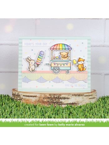 Lawn Fawn - Treat Cart - Clear Stamp 4x6