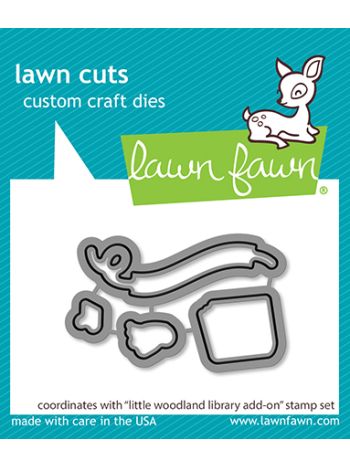 Lawn Fawn - Little Woodland Library Add-On Lawn Cuts