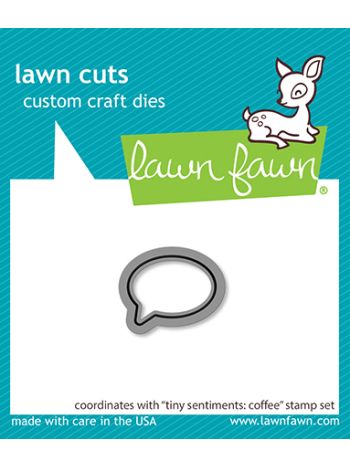 Lawn Fawn - Tiny Sentiments: Coffee Die