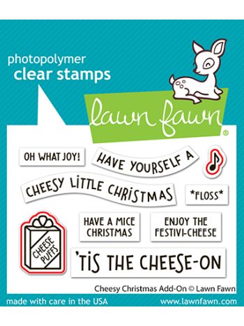 Lawn Fawn - Cheesy Christmas Add-On Lawn Cuts