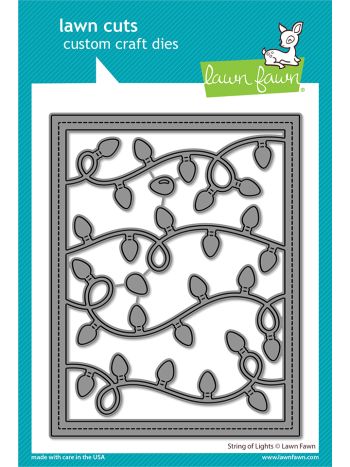 Lawn Fawn - String Of Lights Backdrop - Stand Alone Stanzen