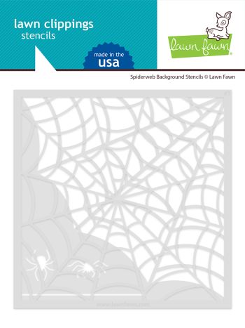 Lawn Fawn - Spiderweb Background - Stencils