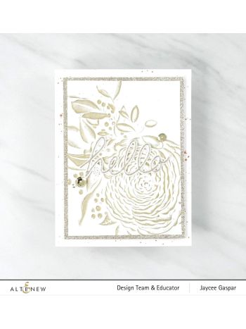 Altenew - 3D Embossing Folder - Ranunculus Bouquet