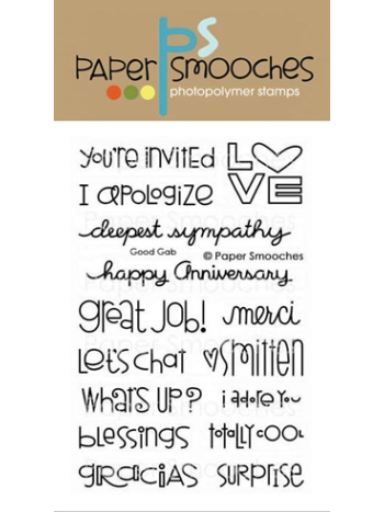 clear stamps paper smooches good gab für scrapbooking & cardmaking