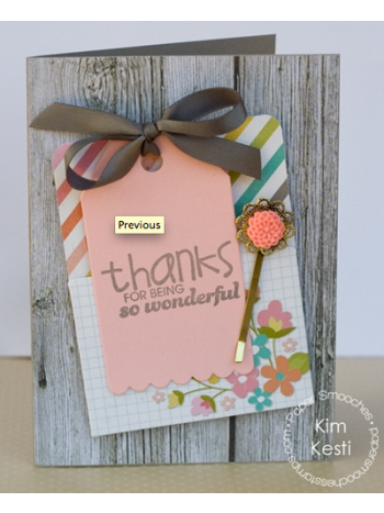 clear stamps Paper Smooches Many Thanks für scrapbooking & cardmaking