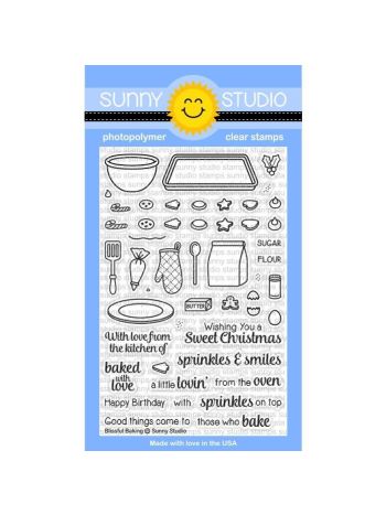 Sunny Studio - Blissful Baking - Clear Stamps 4x6