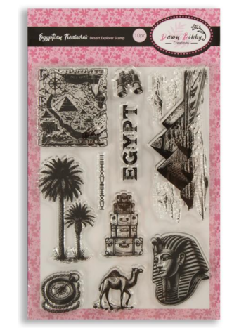 Egyptian Treasures Explorer Clear Stamps