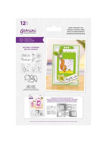 Gemini - Reveal The Mighty Oak - Stempel und Stanze