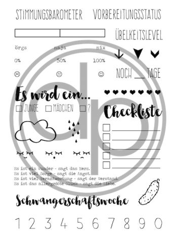 Klartext-Stempelset A6 