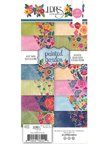 Painted Garden 4x9 Inch Paper Pack