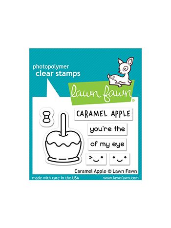 Lawn Fawn - Caramel Apple - Clear Stamps 2x3