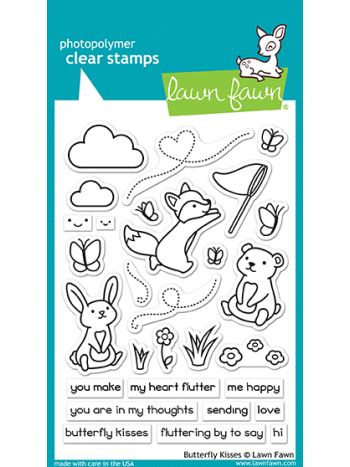 Lawn Fawn - Butterfly Kisses - Clear Stamp 4x6 