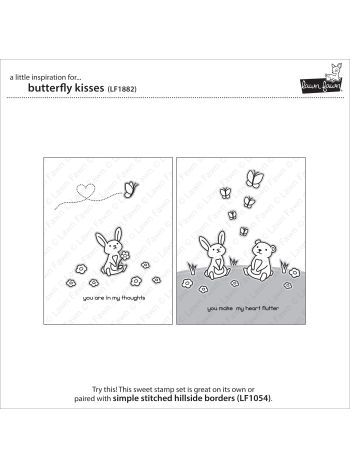 Lawn Fawn - Butterfly Kisses - Clear Stamp 4x6 