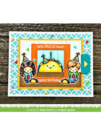 Lawn Fawn - Year Nine - Clear Stamp 2x3