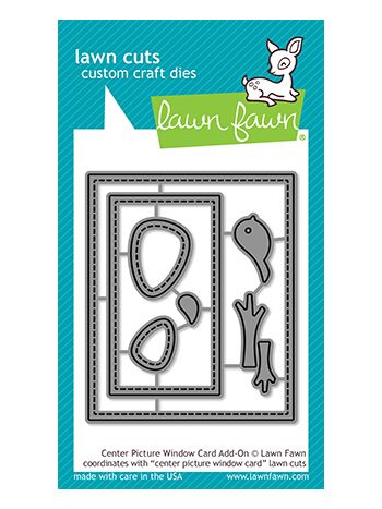 Lawn Fawn - Center Picture Window Card Add-On - Stanze