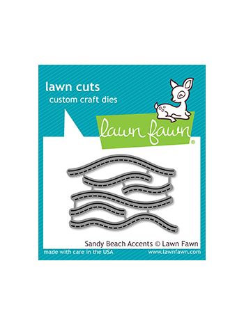 Lawn Fawn - Sandy Beach Accents - Stanze