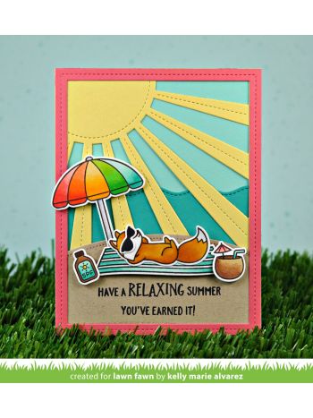 Lawn Fawn - Sunray Backdrop - Stanze