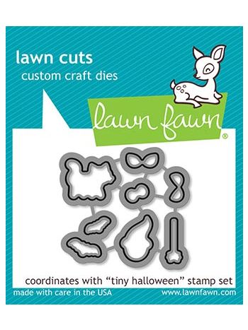 tiny halloween lawn cuts