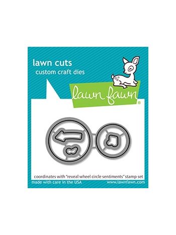 Lawn Fawn - reveal wheel circle sentiments - Stanzen