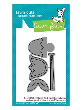 Lawn Fawn - reveal wheel tulip add-on - Stanzen