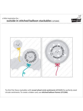 Lawn Fawn - outside in stitched balloon stackables - Stanzen