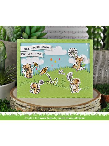 Lawn Fawn - meadow backdrop: landscape - Stanzen