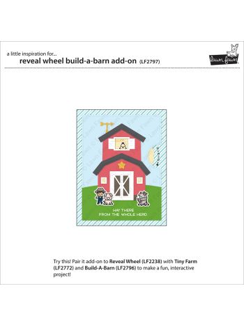 Lawn Fawn - Reveal Wheel Build-A-Barn Add-On - Stand Alone Stanze