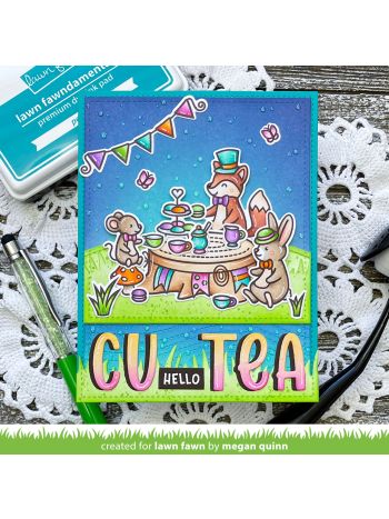 Lawn Fawn - Tea-rrific Day - Clear Stamp 4x6