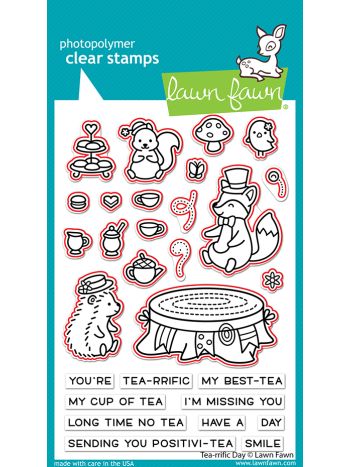 Lawn Fawn - Tea-rrific Day - Stanzen