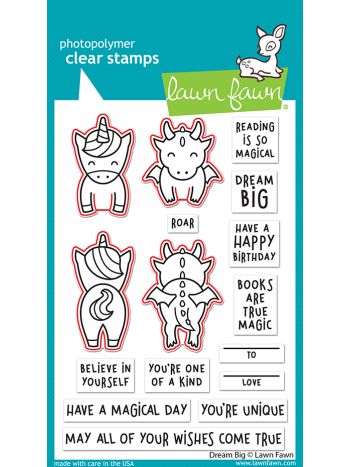 Lawn Fawn - Dream Big - Stanzen