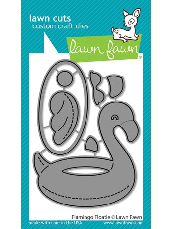 Lawn Fawn - Flamingo Floatie - Stand Alone Stanze