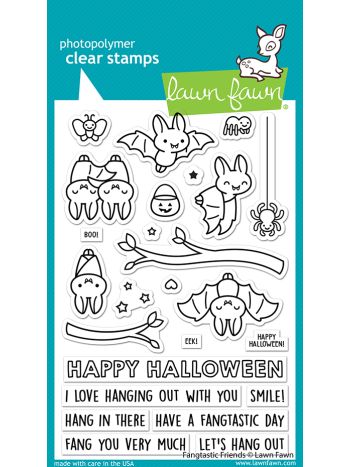 Lawn Fawn - Fangtastic Friends - Clear Stamps 4x6