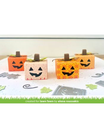 Lawn Fawn - Tiny Gift Box Jack-o'-Lantern Add-on - Stand alone Stanzen