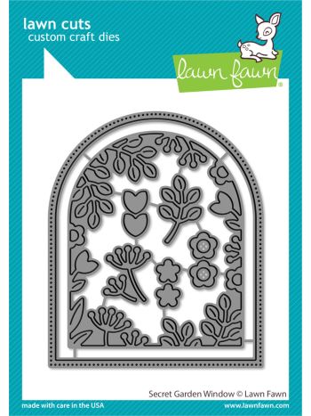 Lawn Fawn - Secret Garden Window - Stand Alone Stanze