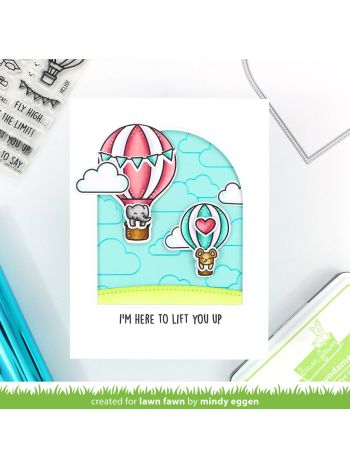 Lawn Fawn - Cloud Background - Hot Foil Plates