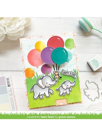 Lawn Fawn - Balloons - Stencils