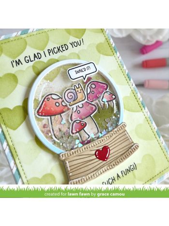 Lawn Fawn - to my fungi - 3x4 clear stamp set