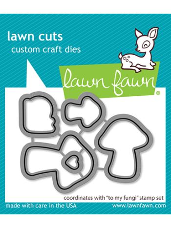 Lawn Fawn - to my fungi lawn cuts - dies