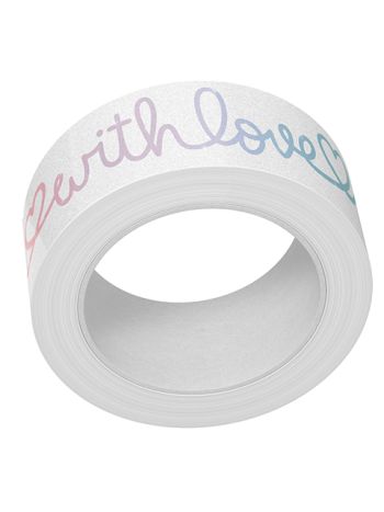 Lawn Fawn - Scripty saying shimmer - Washi Tape