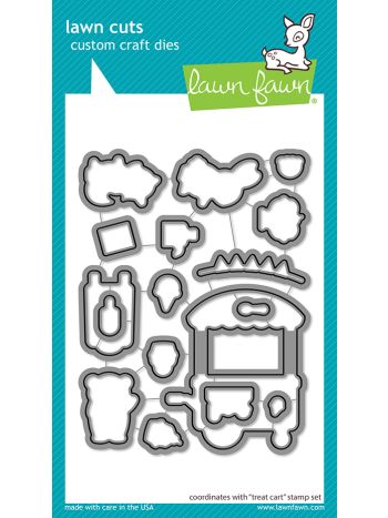 Lawn Fawn - Treat cart  - Outline Stanzen