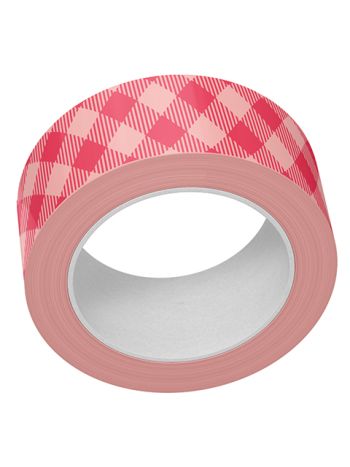 Lawn Fawn - pink gingham - washi tape