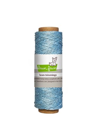 Lawn Fawn - sky blue hemp twine - twine