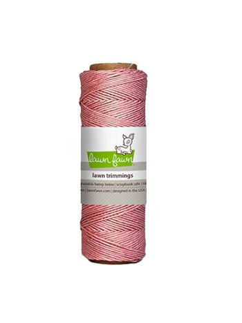 Lawn Fawn - dusty rose hemp twine - twine