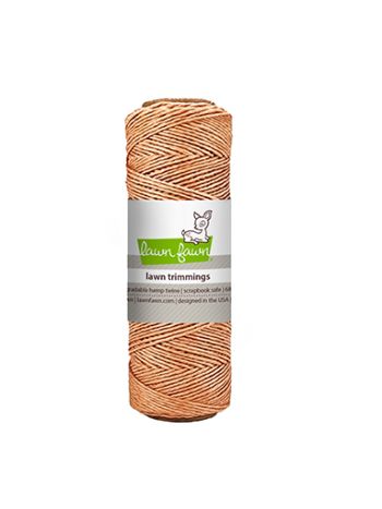 Lawn Fawn - cantaloupe - hemp twine