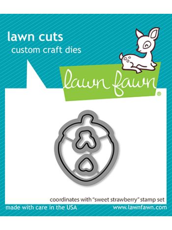 Lawn Fawn - sweet strawberry lawn cuts - dies