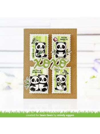 Lawn Fawn - scripty xoxo outline - add-on die